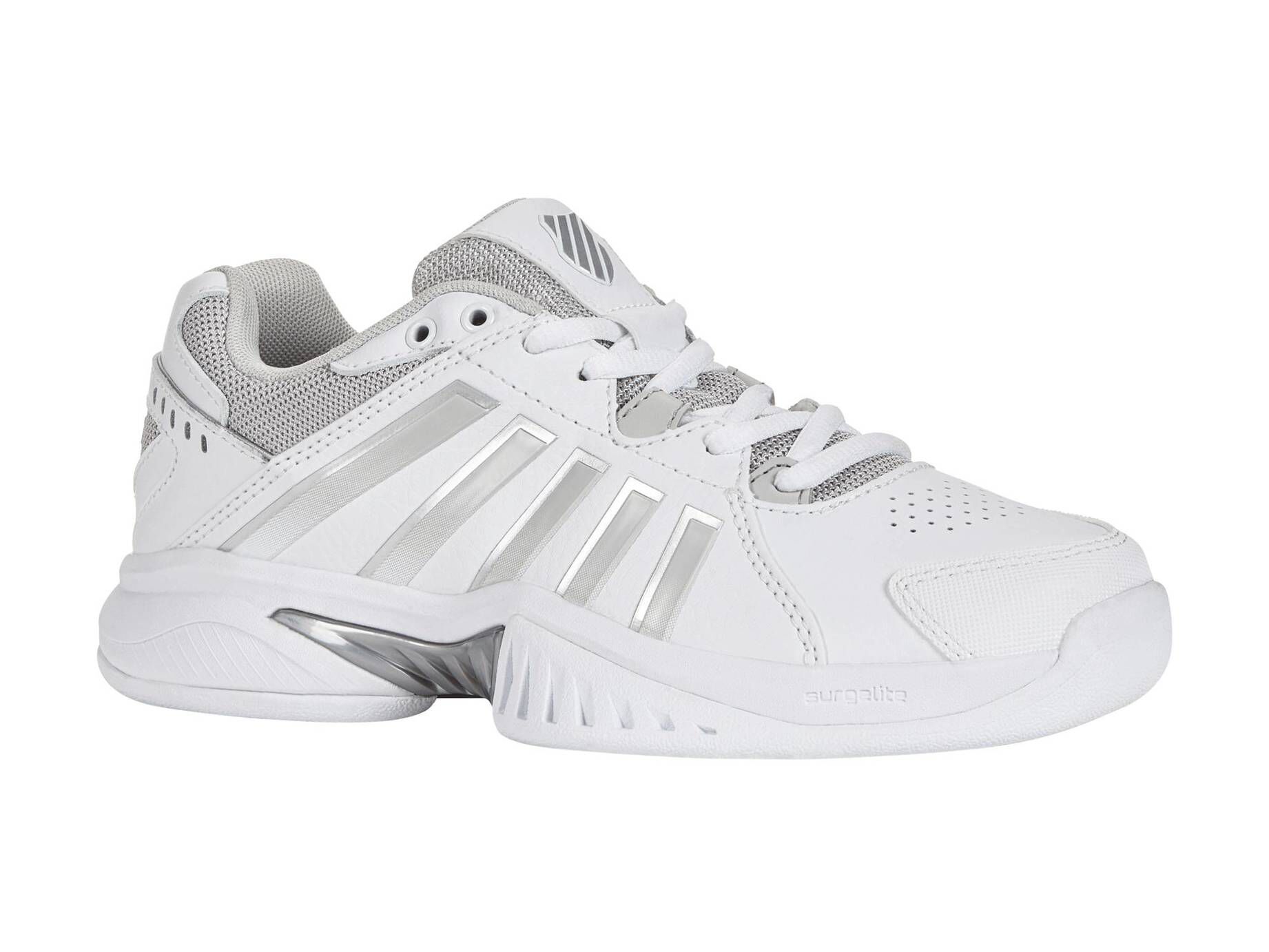 K-Swiss| Damen Tennisschuhe RECEIVER V CARPET Hallenschuhe mit Leder