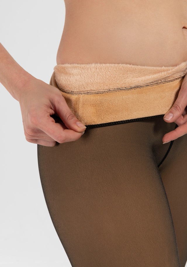 Camano Thermoleggings »comfort«  Thermo Warm & Transparent Leggings, Komfort-Baumwollzwickel