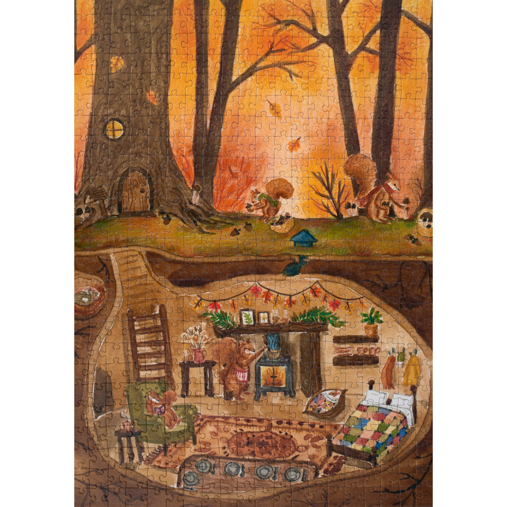 Autumn at squirrel hollow - 500 pièces XL
