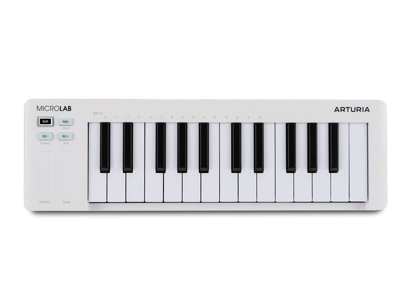 Arturia Keyboard Controller MicroLab mk3 Fokussierter, kompakter Midicontroller