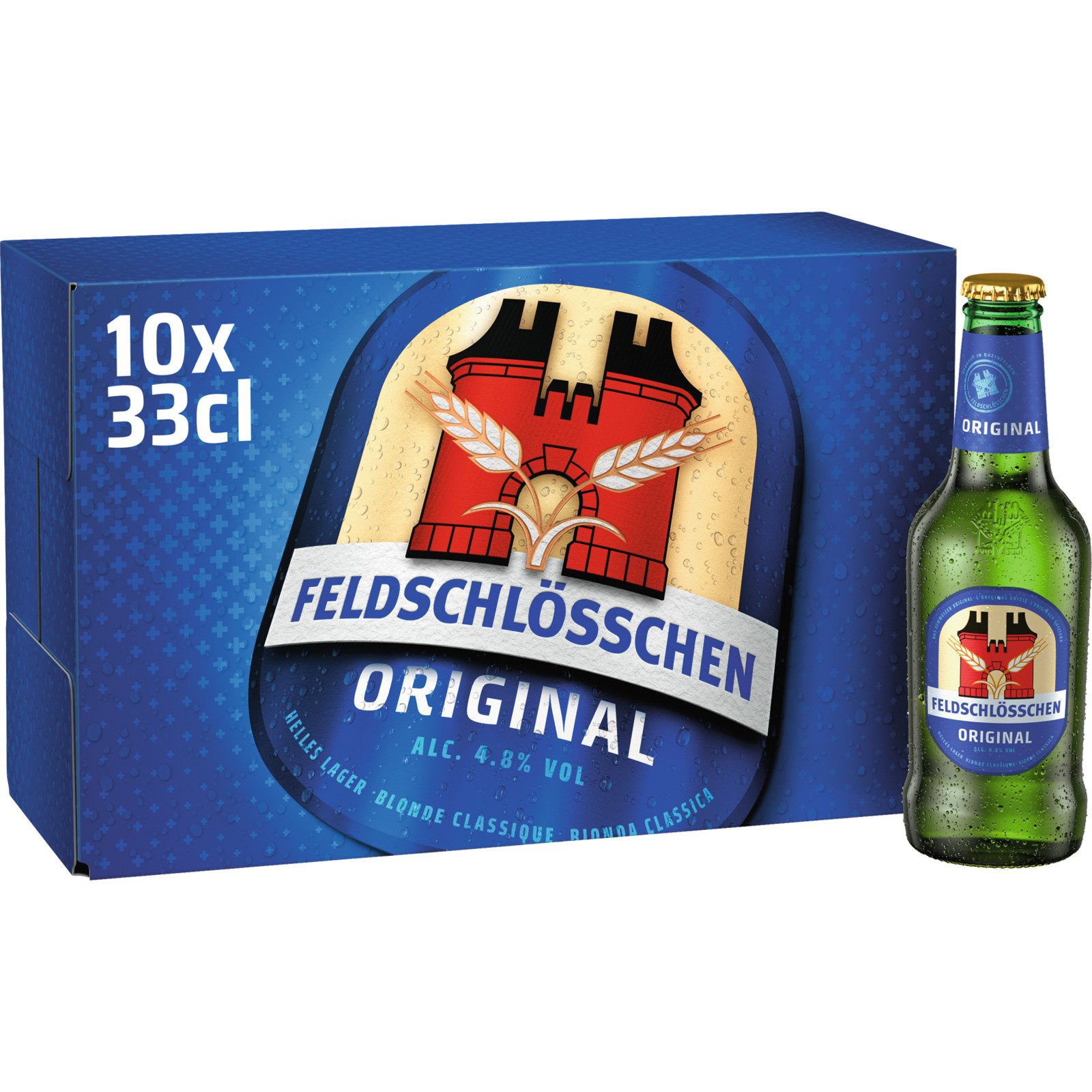 Feldschlösschen Bier 10 x 33 cl