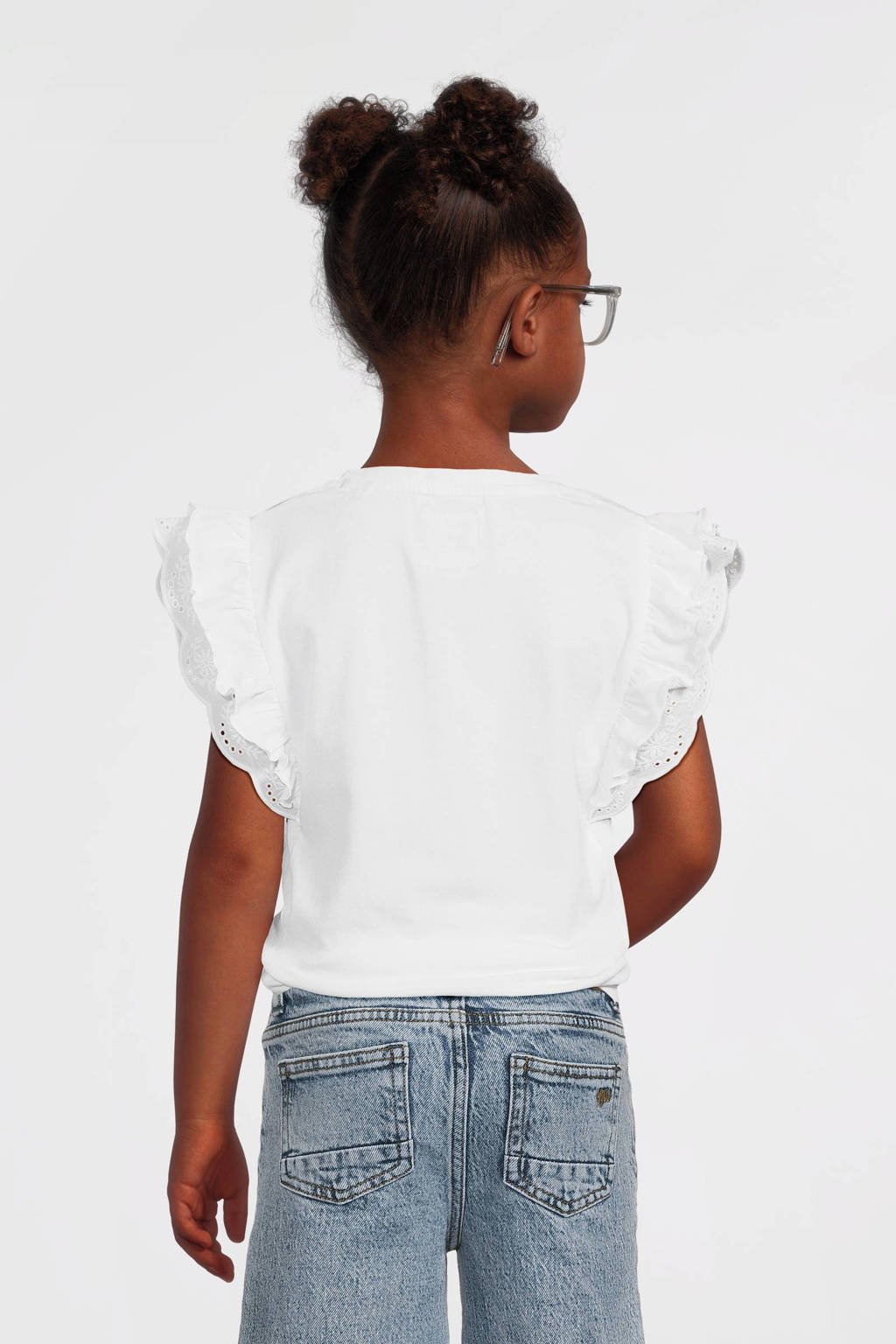 Koko Noko t-shirt wit broderie