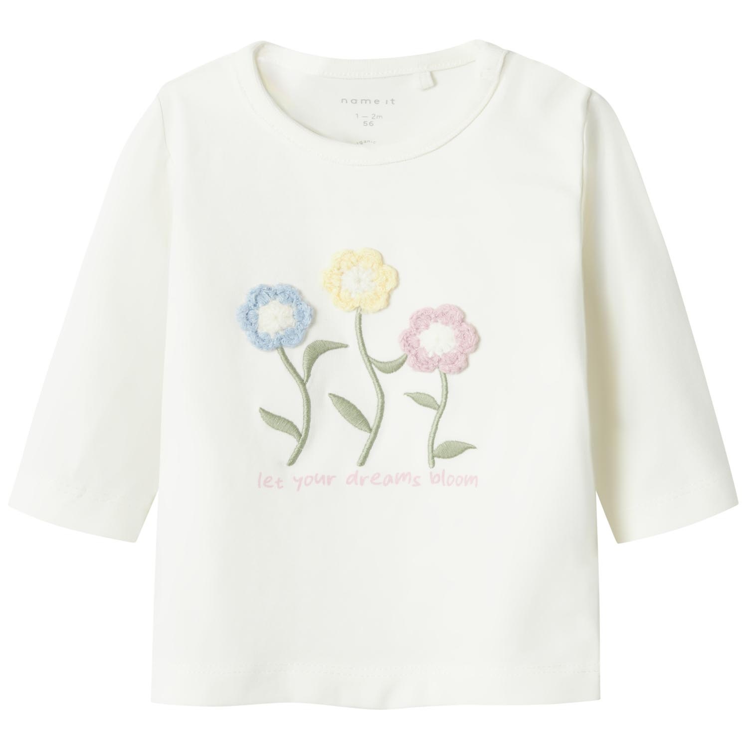 Name it baby shirt lange mouwen printopdruk multi