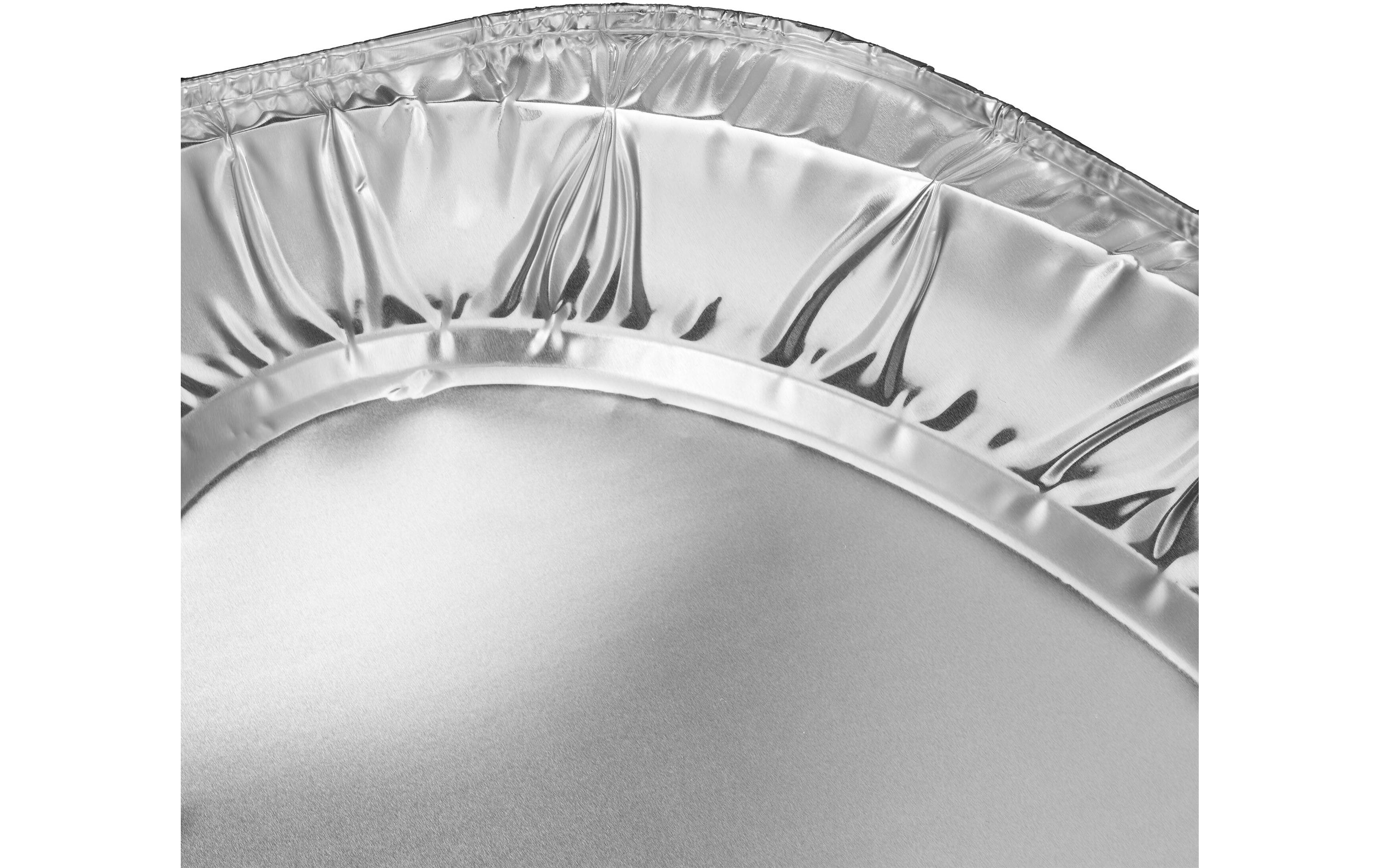 Einweg-Servierplatte 25 StückGrosse Aluteller zum Servieren von Speisen