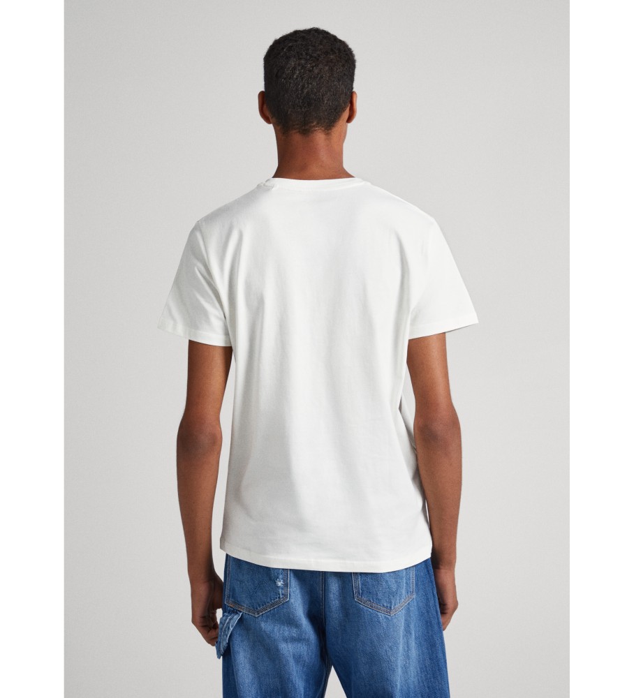Camiseta branca Pepe Jeans Waddon