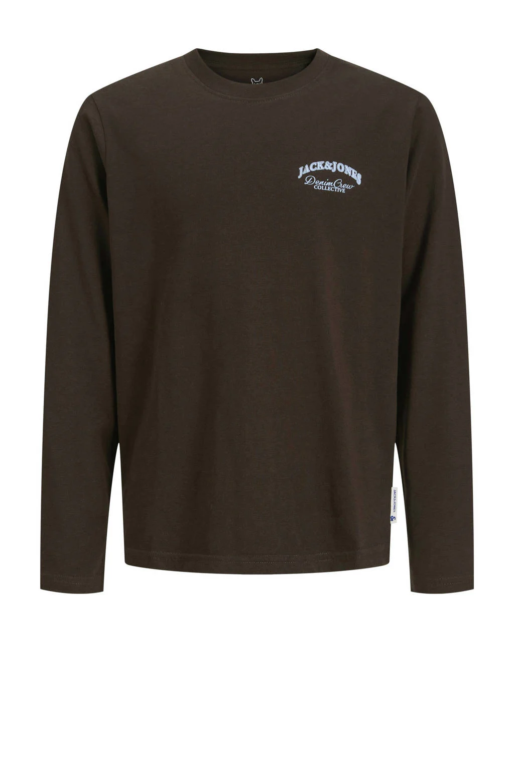 JACK & JONES JUNIOR longsleeve donkerbruin