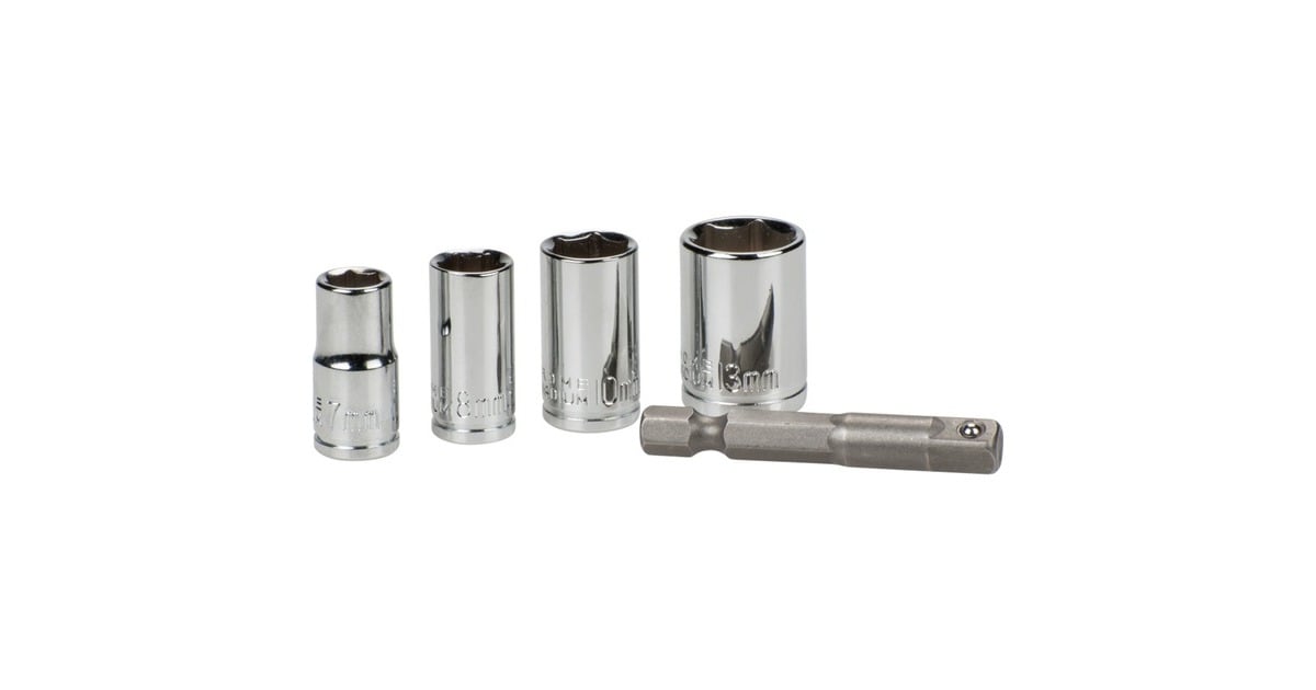 KWBDopsleutelset Met Adapter 5-delig