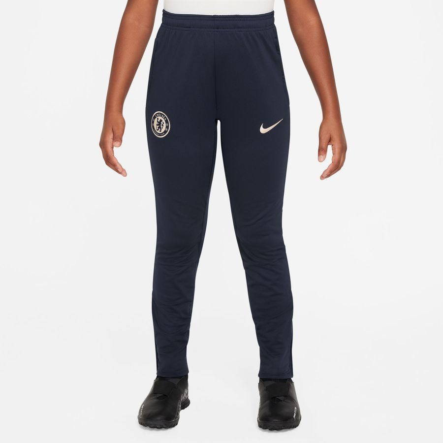 Chelsea Bas de Survêtement Dri-FIT Strike - Bleu Foncé/Bleu/Orange Enfant
