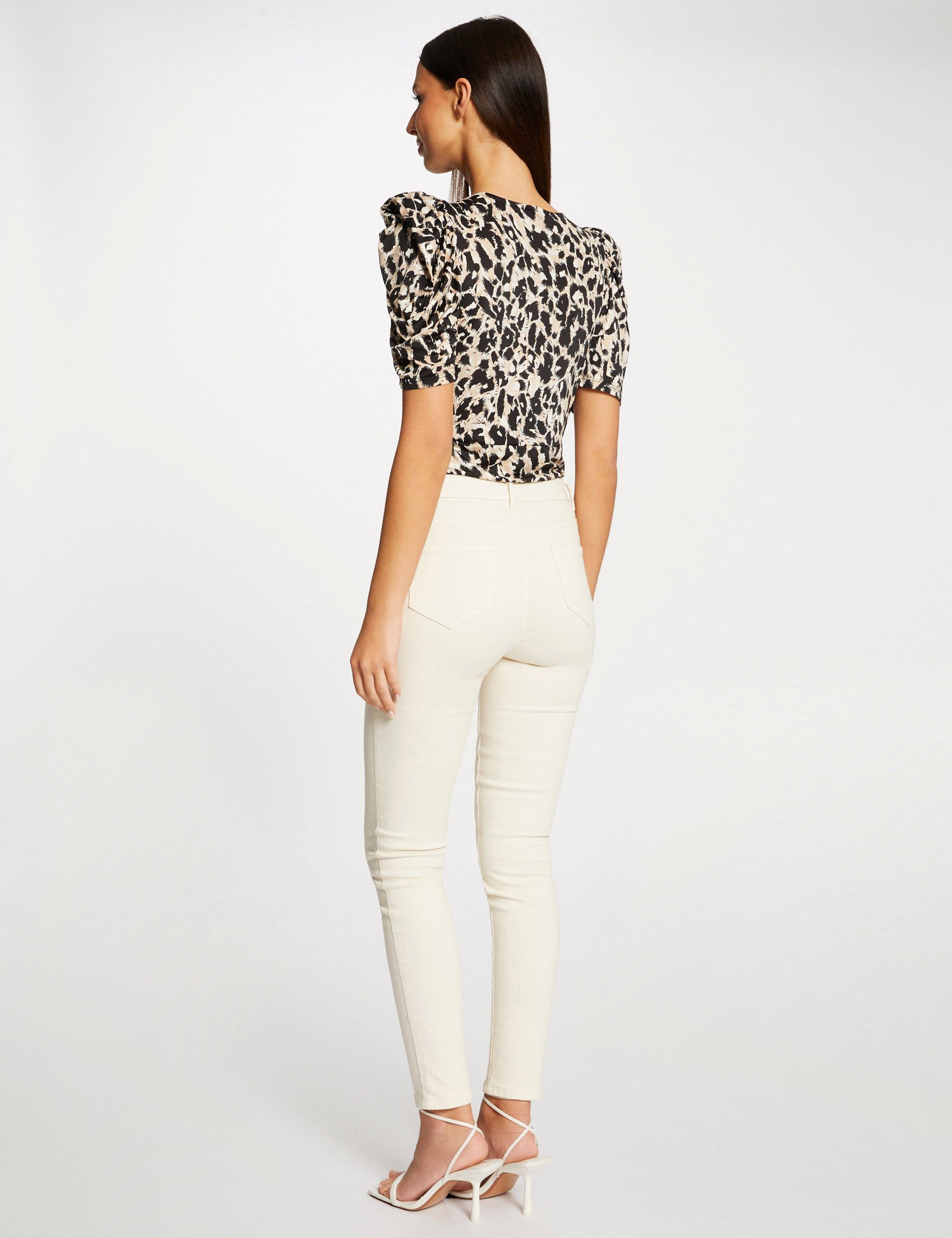T-shirt manches courtes imprimé multico femme - multico