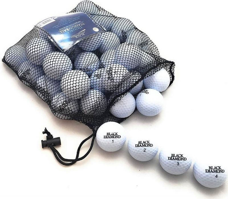 Black Diamond - Golfballen - 36 stuks - Surlyn balcoating - Hoge slagtrajecten