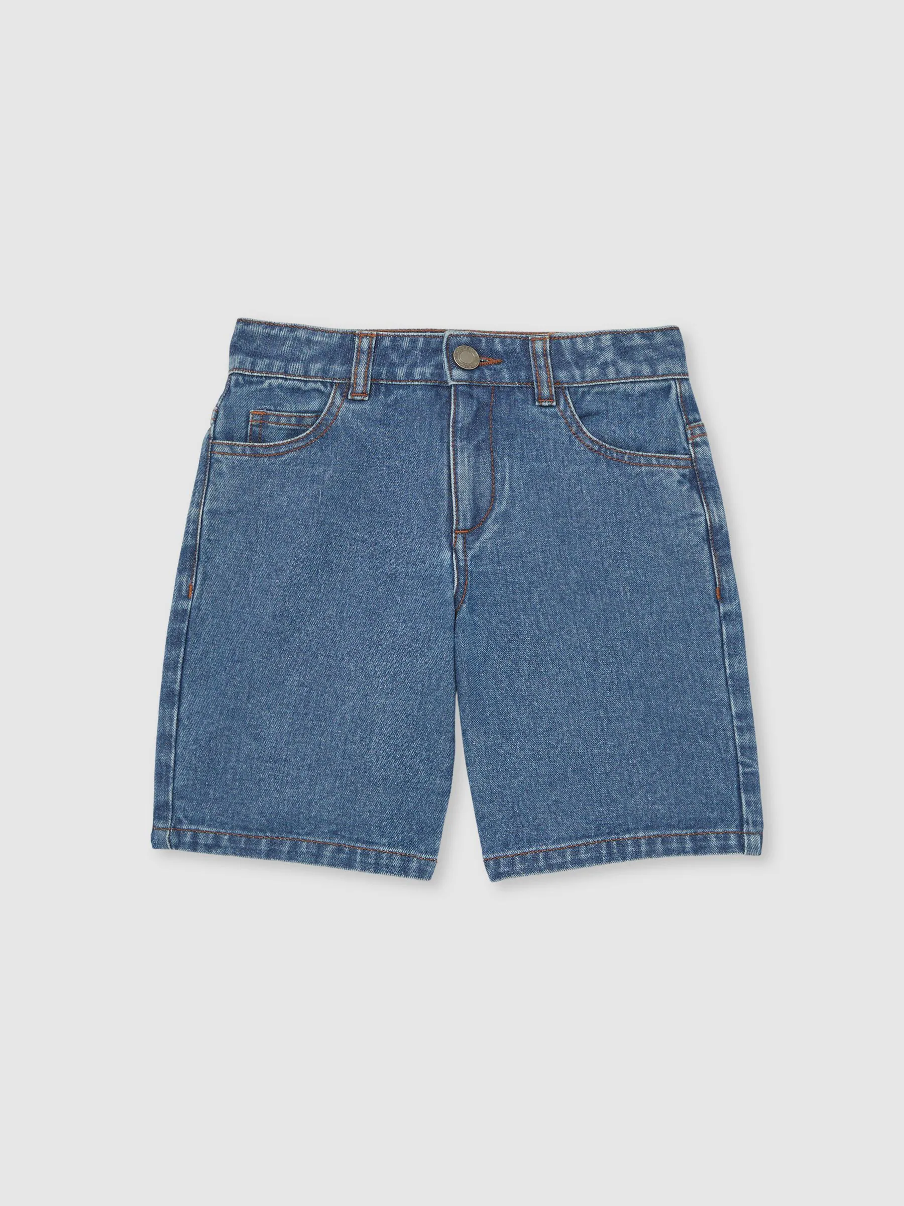 Reiss Bryan Denim Bermuda Shorts