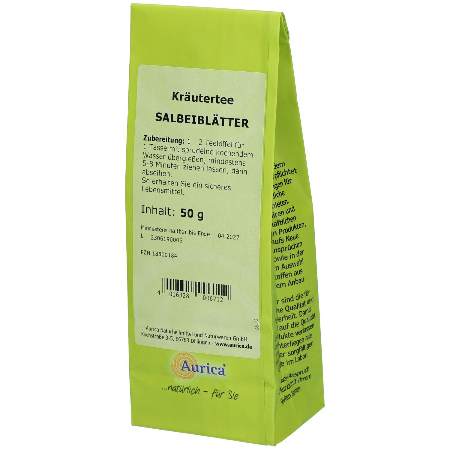 Aurica® Salbeiblätter Tee