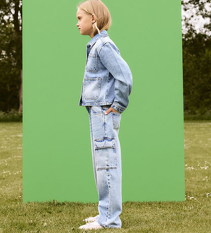 Name It Jeansjacke - NkfAria - Light Blue Denim