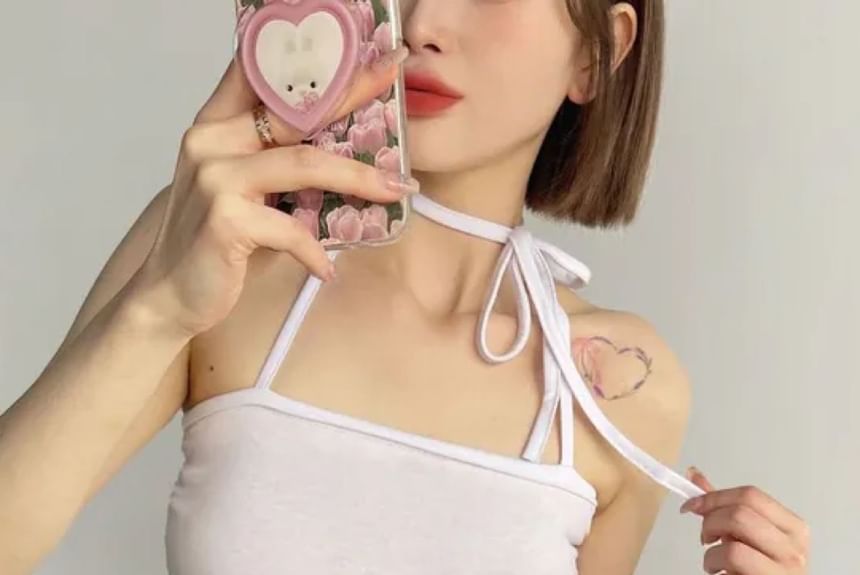 SeoulPop - Effen slim-fit camisole top