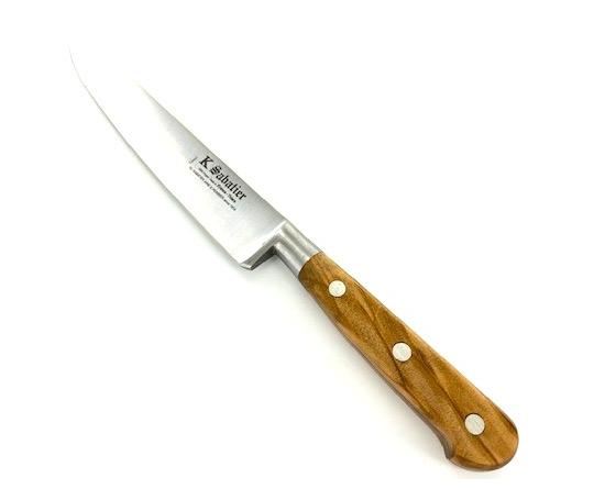 Filet de Sole 15cm- Acier Carbone - Manche Olivier Couteaux de cuisine professionnel