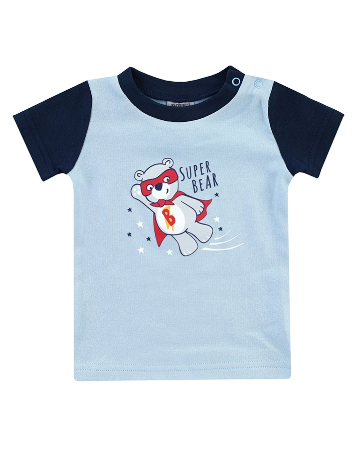 T-Shirt TOUGH BOY 2er-Pack in hellblau