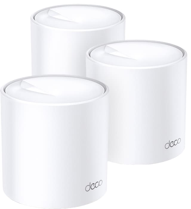 TP-Link Deco X60 V3.2 WiFi 6 Mesh-system 3-pak