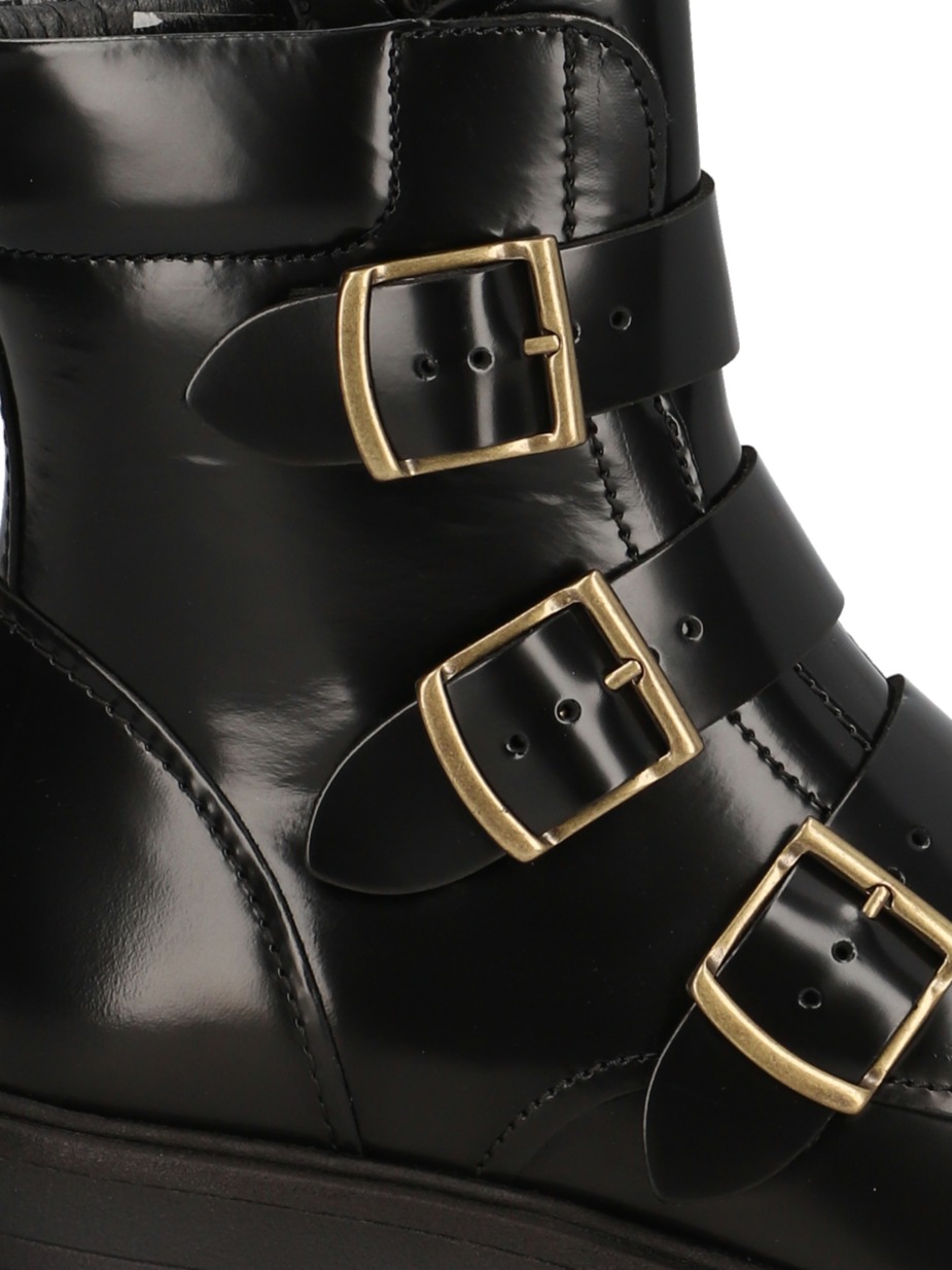 Glattleder Boot