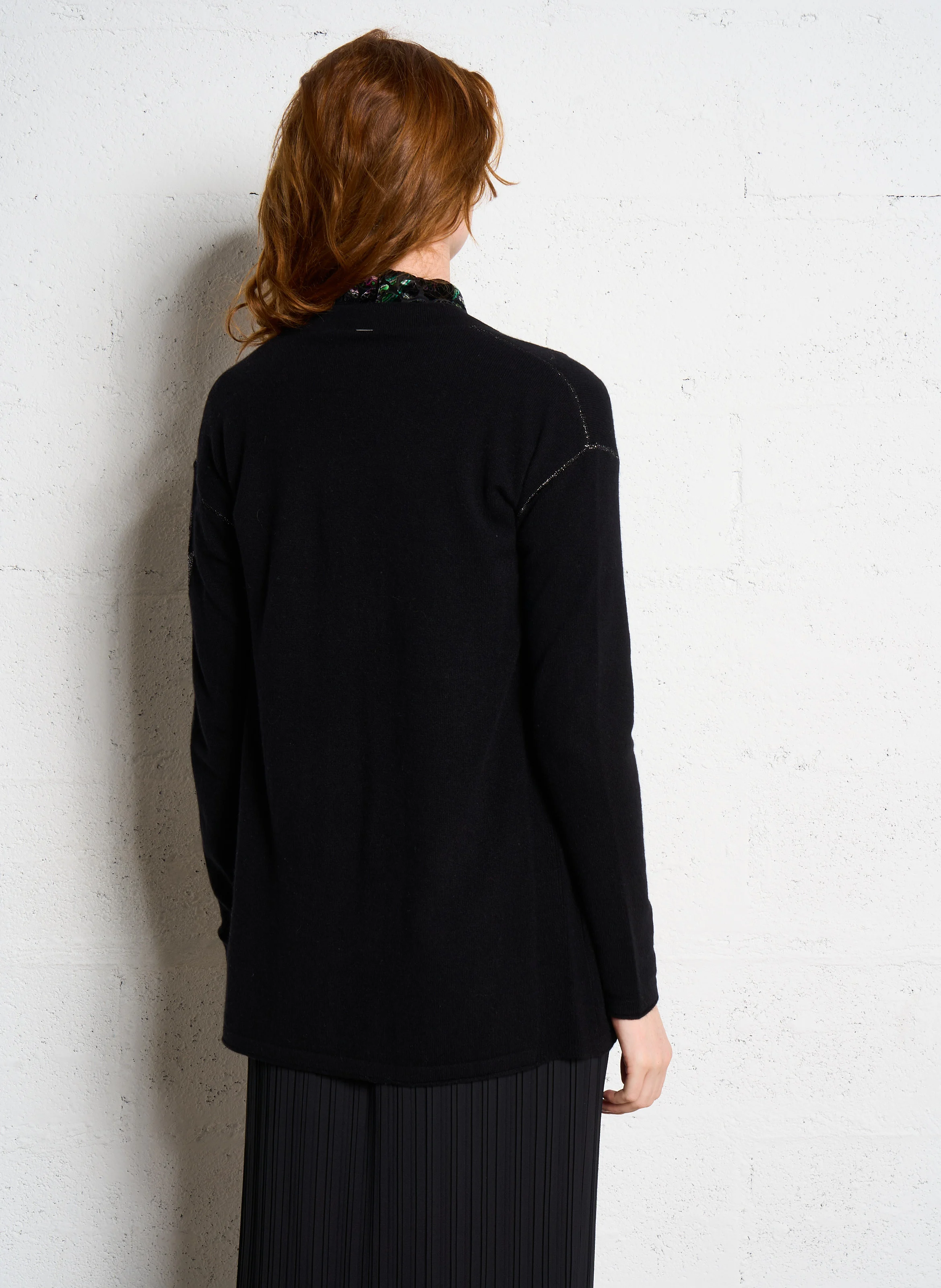 Gilet manches longues| Noir