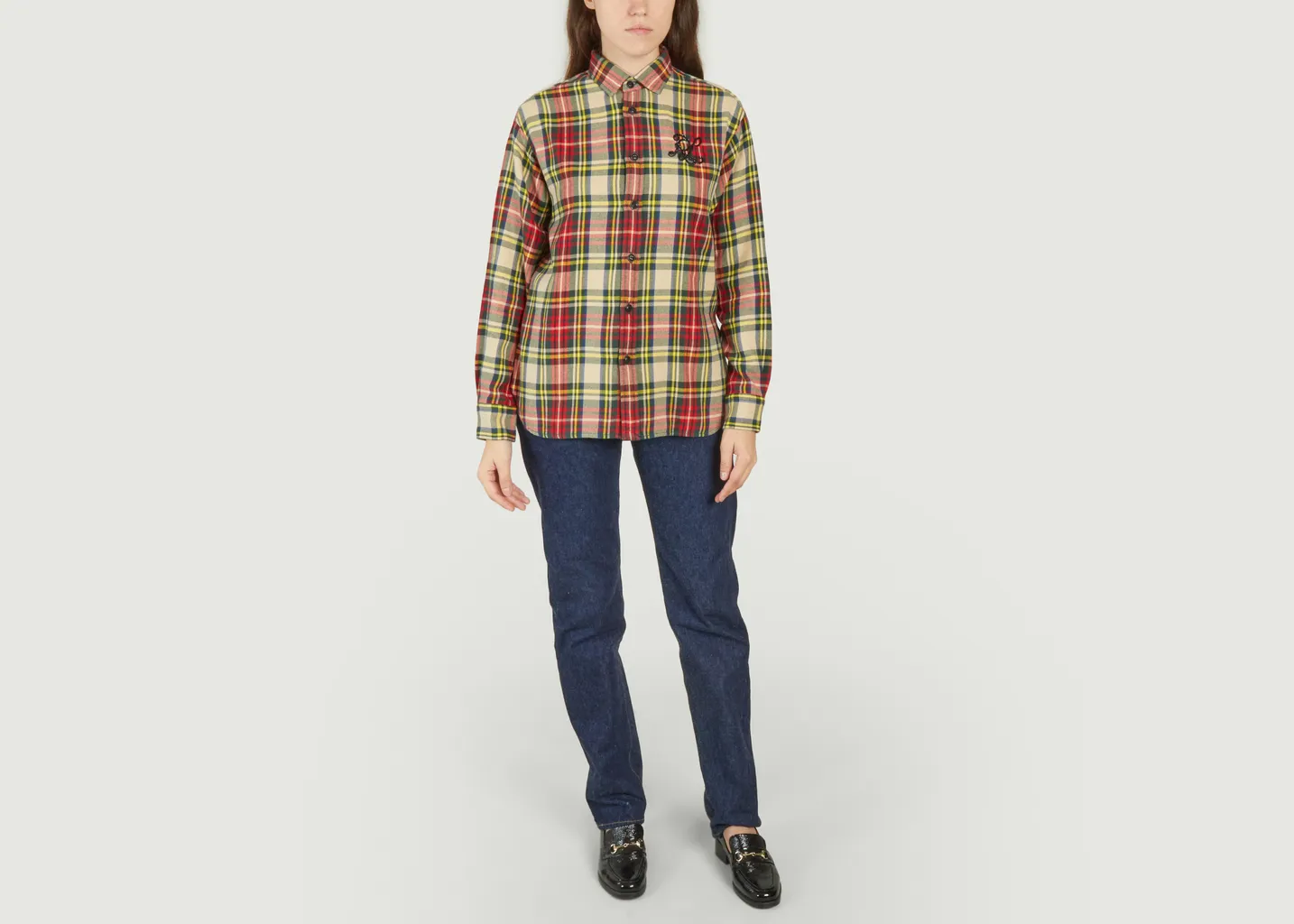 Chemise En Sergé Écossais Polo Ralph Lauren