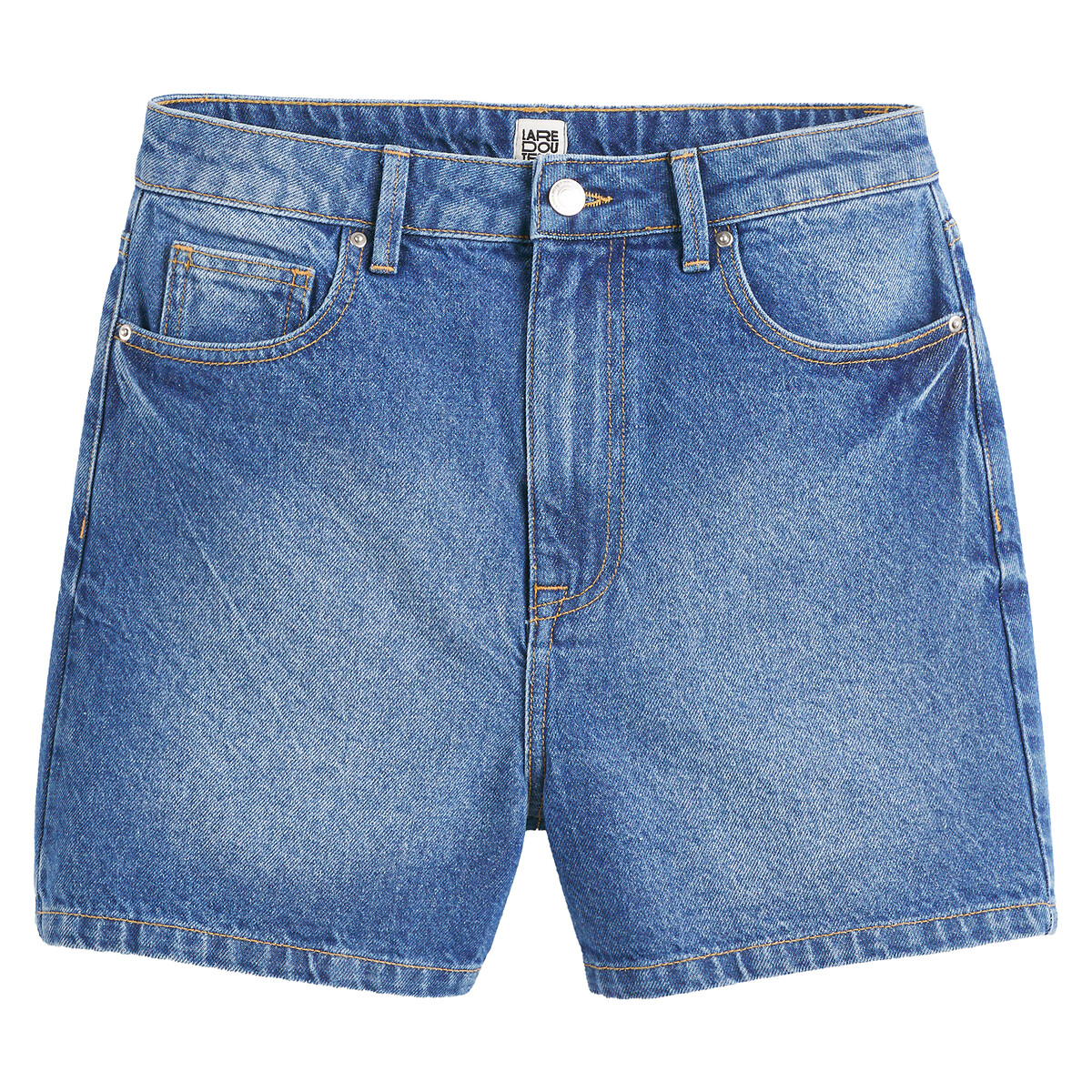 COLEÇÃO LA REDOUTE<br>Shorts jeans, cintura alta