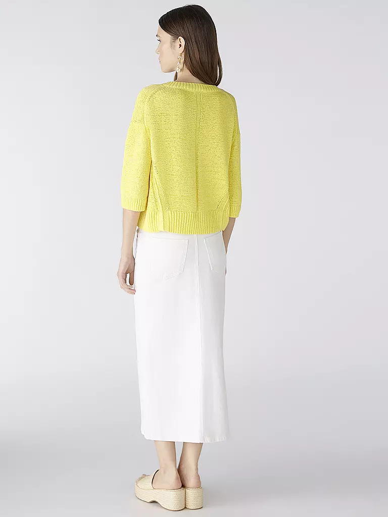 OUÍ Pullover gelb