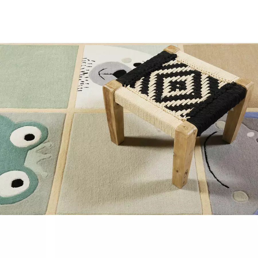 Smart Kids Kinderteppich What's Up!? taupe