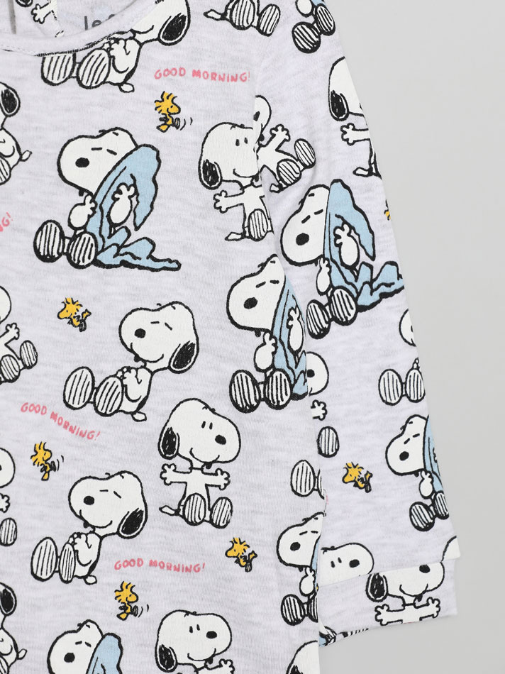 Conjunto com 2 pijamas estampados do Snoopy e Peanuts™ - Rosa Fluorescente
