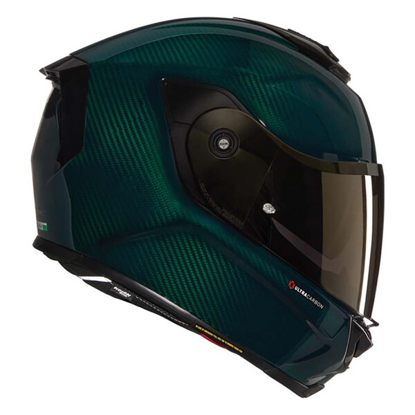 Nolan - Casque X-903 Ultra Carbon Liquido N-Com Vert / Brillant