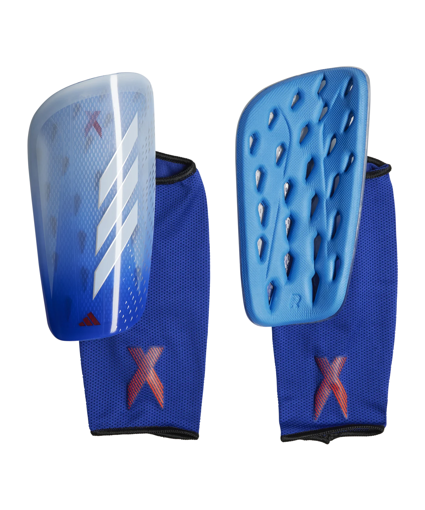 adidas X League Schienbeinschoner Marinerush Blau Weiss