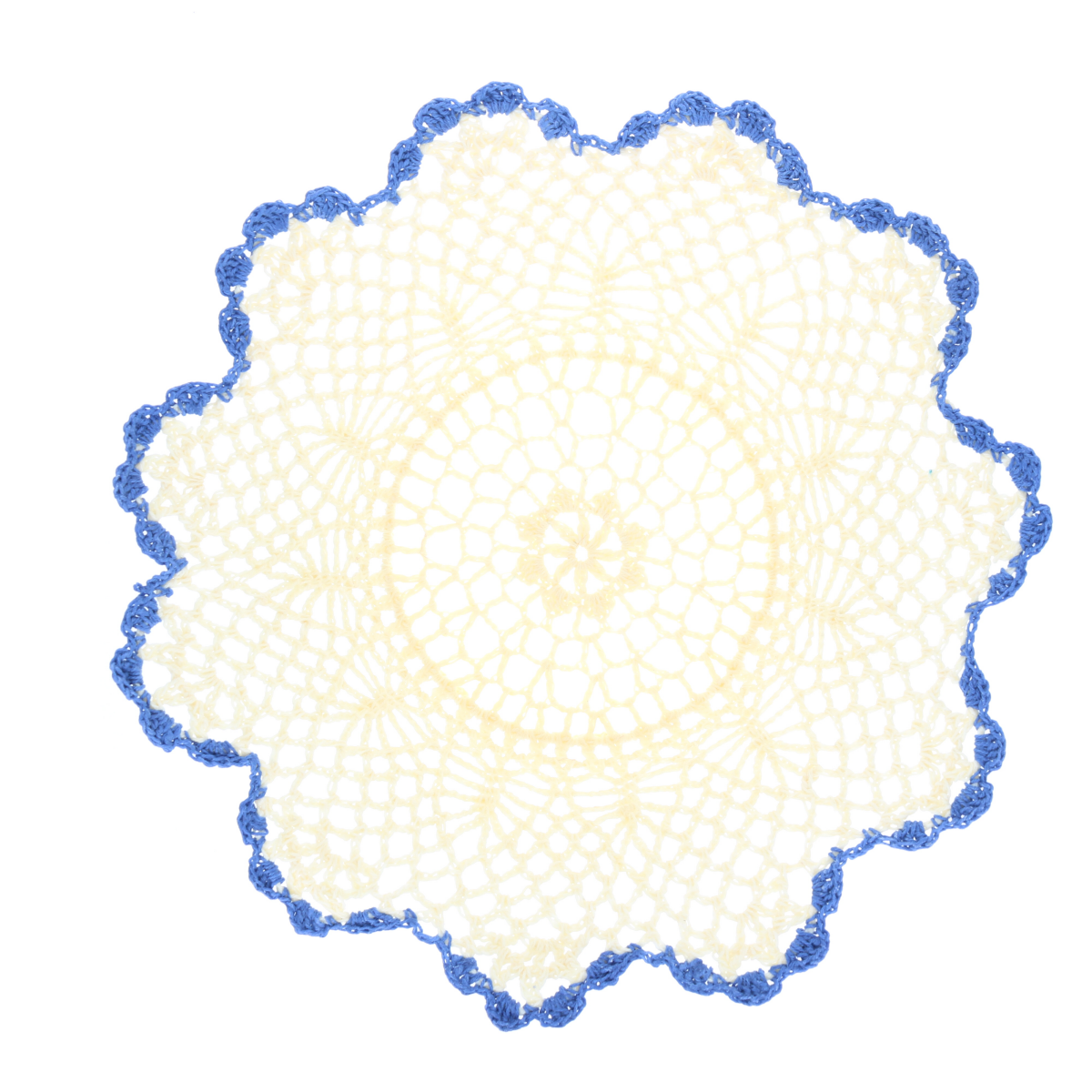 Grand panier dentelle bord bleu  Petit toi
