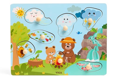 VIGA 4-in-1 Lydpuslespill