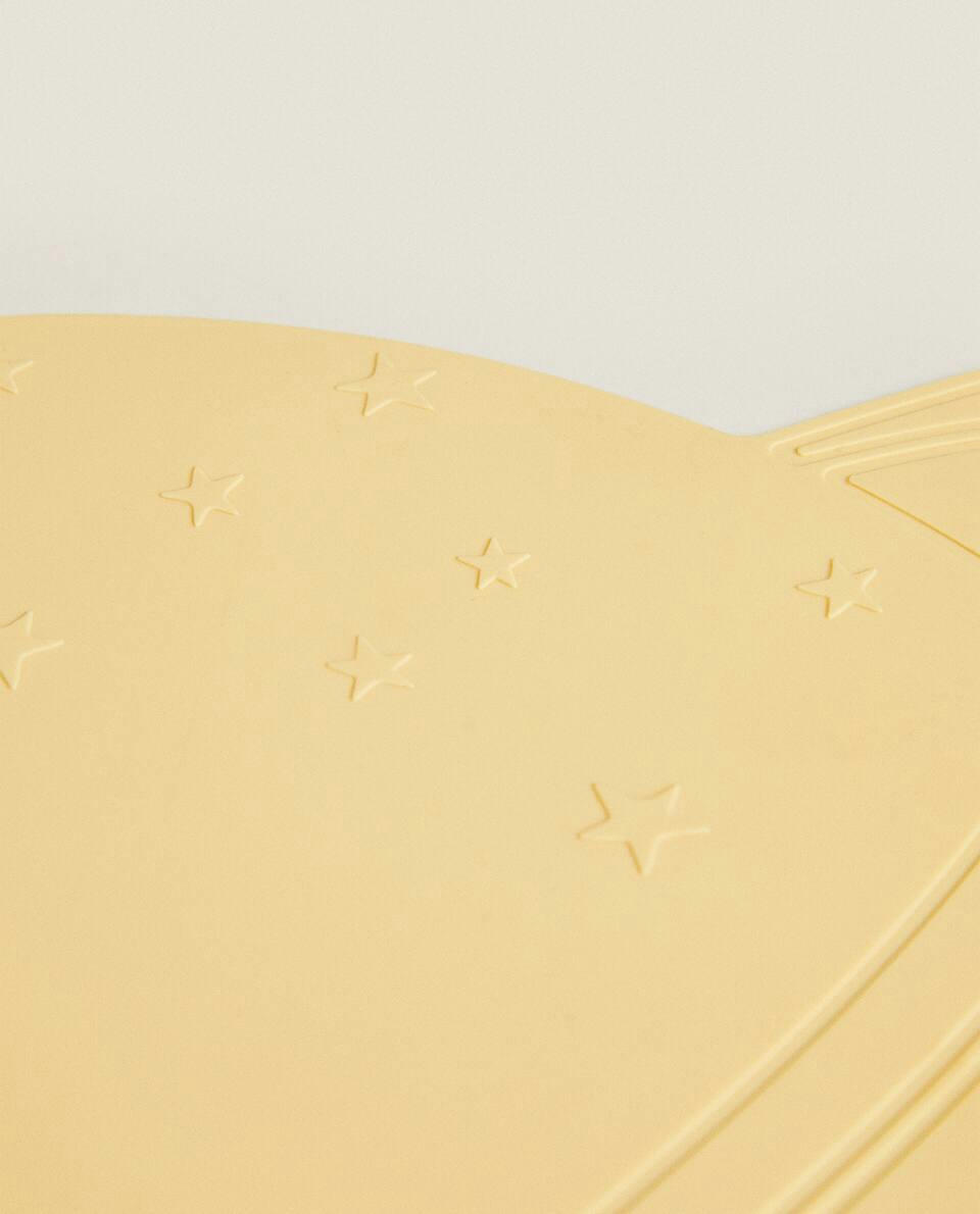 Jogo americano de silicone com planetas