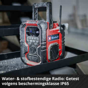 Einhell 18V bouwradio TE-CR 18 Li DAB /FM/BT (Zonder accu)