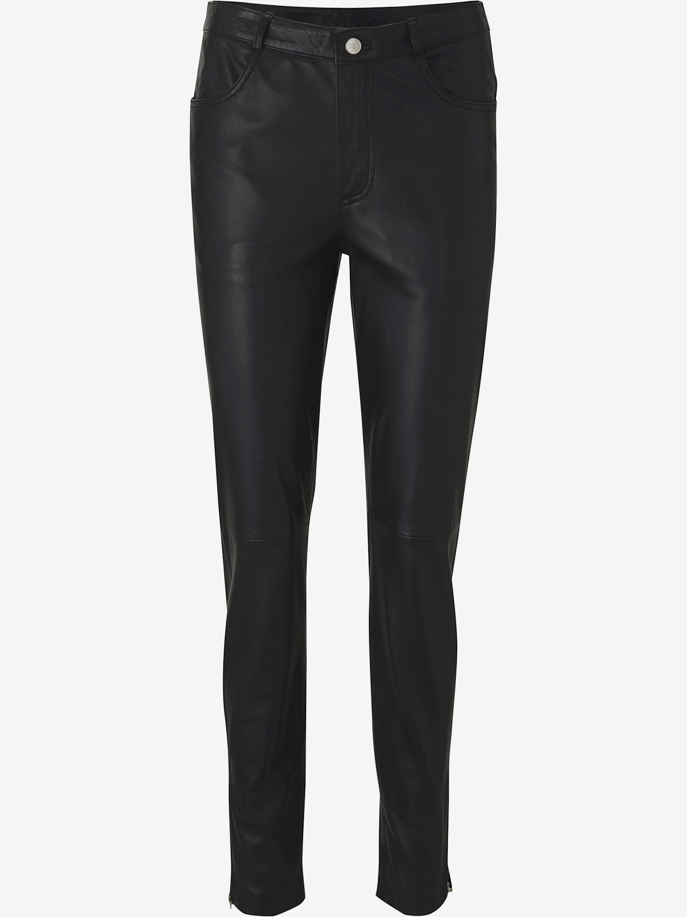 Pantalon en cuir cuir d'agneau souple