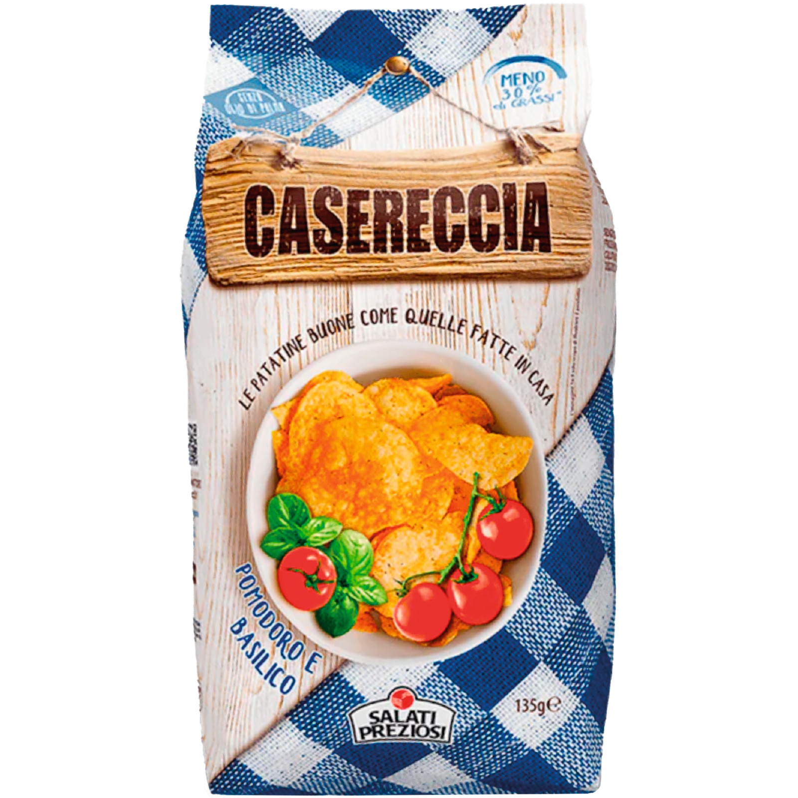 Casareccia Chips Tomate & Basilikum 135 g