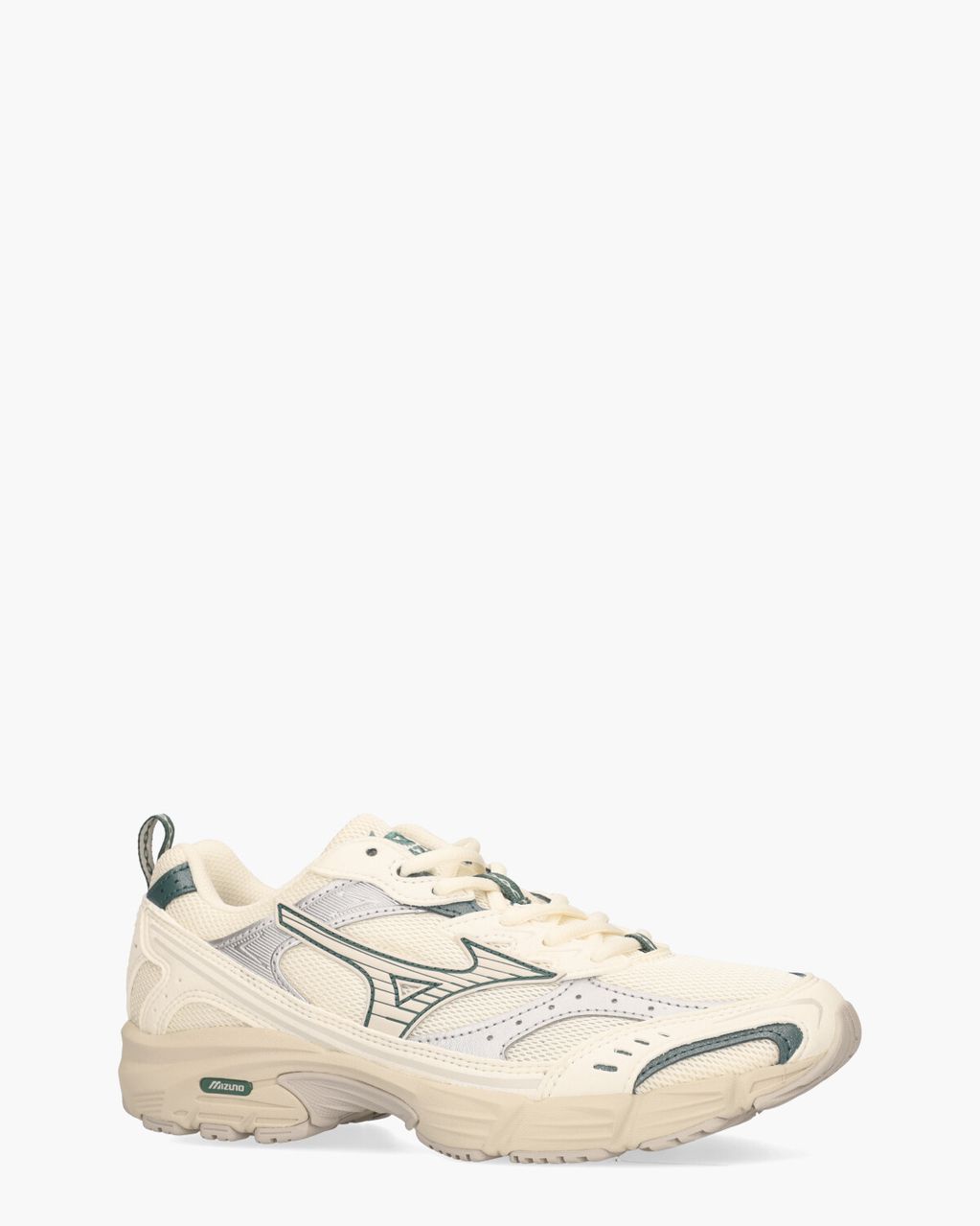Mizuno MXR Sport Off-White/Zilver/Groen Damessneakers
