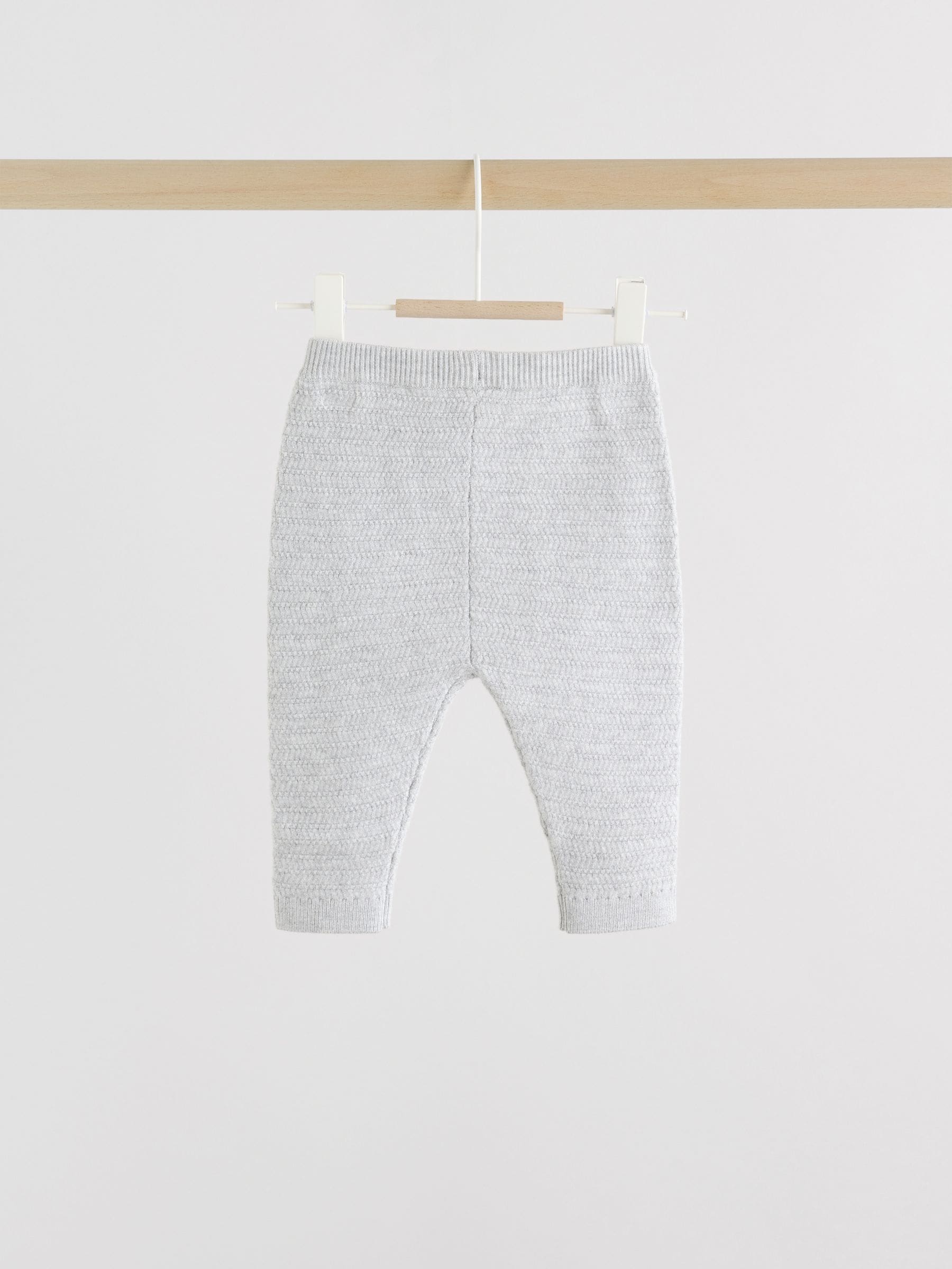 Grijs - Babyset met gebreide trui en legging (0mnd-2jr)