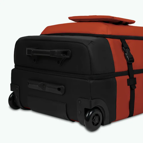 Valise souple 2 roues large Kaikoura orange