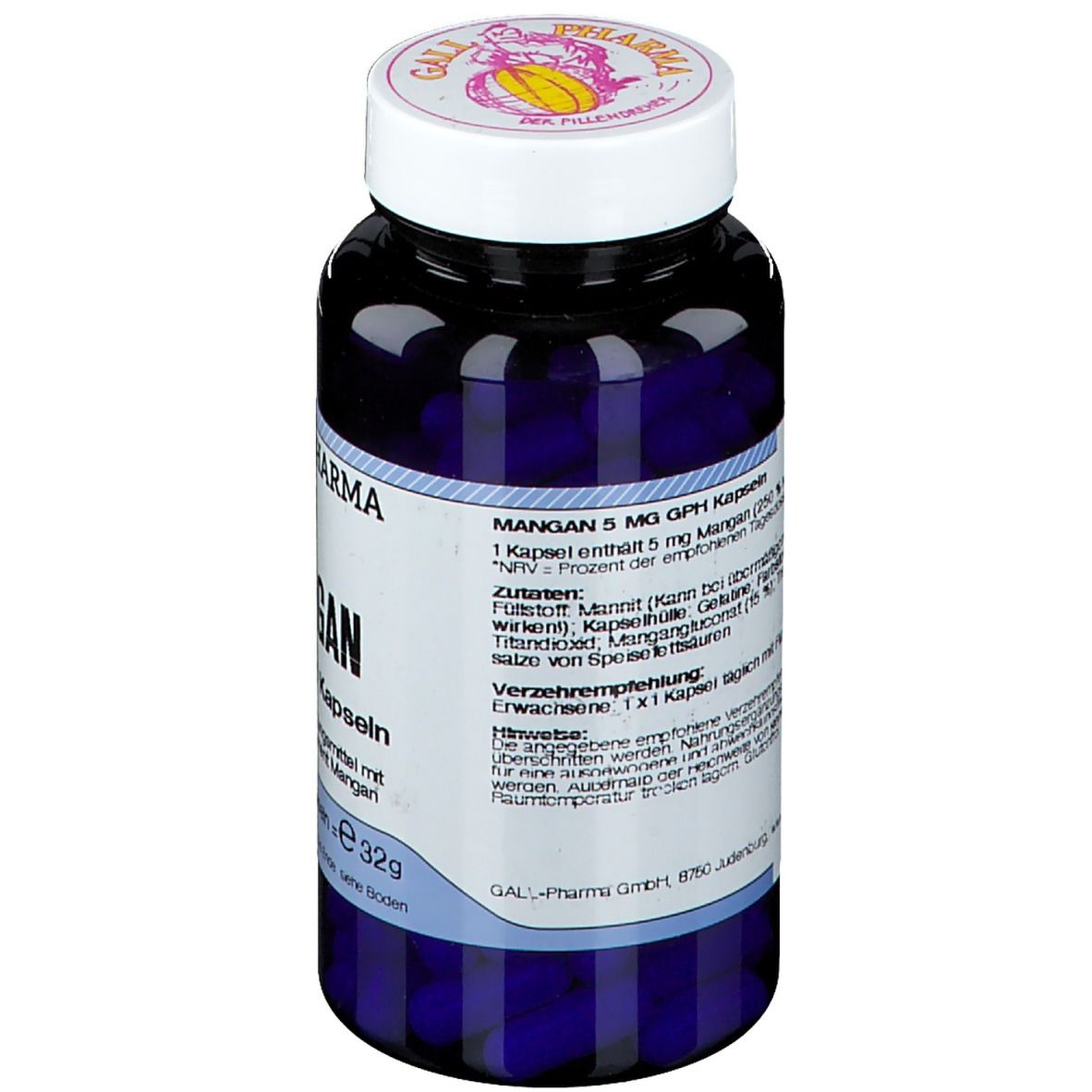 GALL PHARMA Mangan 5 mg