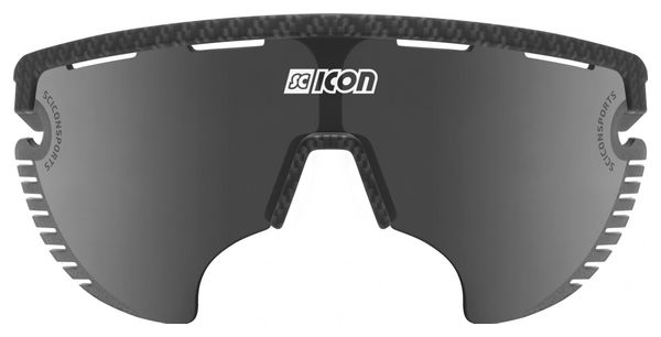 Scicon Sports Aerowing Lamon Lunettes De Soleil De Performance Sportive (Scnpp Multimiror Silver/Compagnon De Carbone)