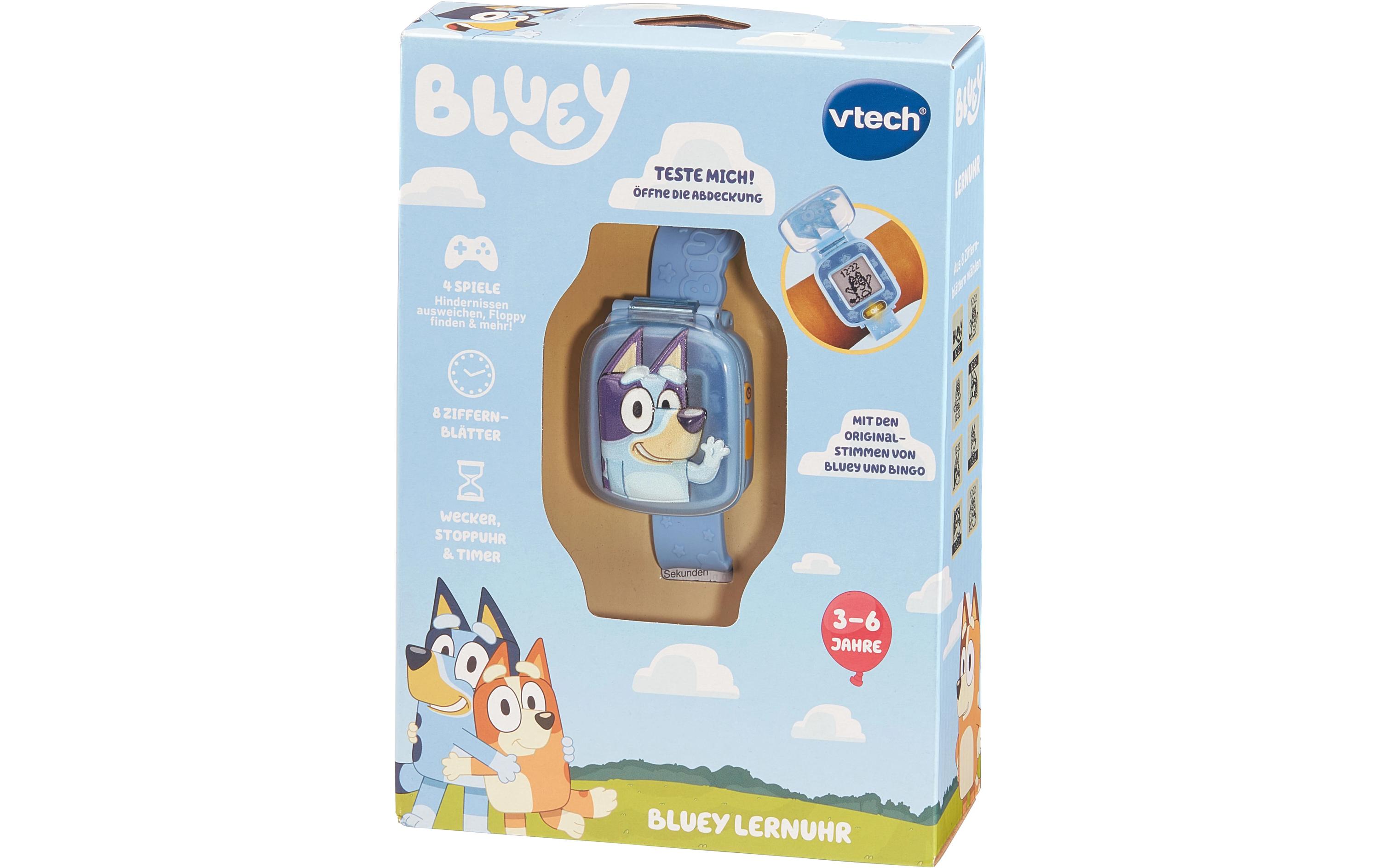 Lernuhr Bluey -DE-Armbanduhr für Kinder