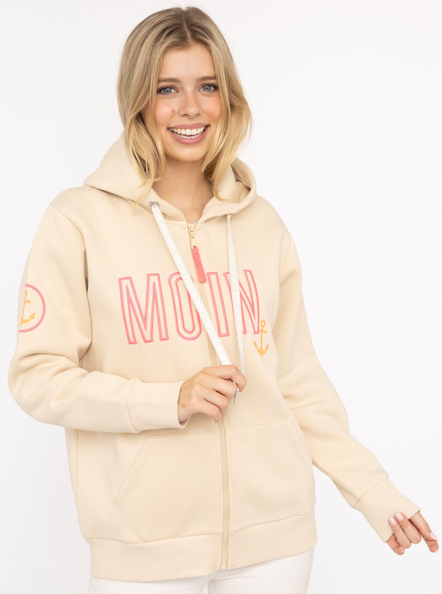 Zwillingsherz Kapuzensweatjacke »