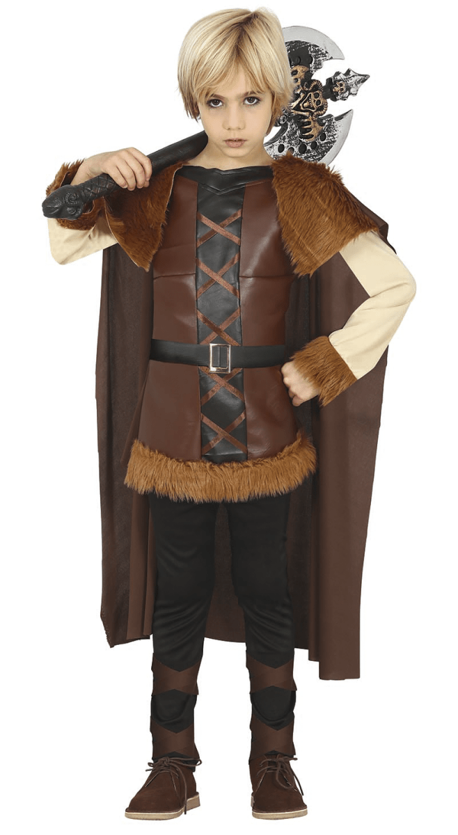 Viking Kostuum Kind Bruin
