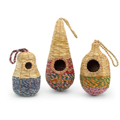 Vogelnest Upcycling, Halbhöhle Tropfen