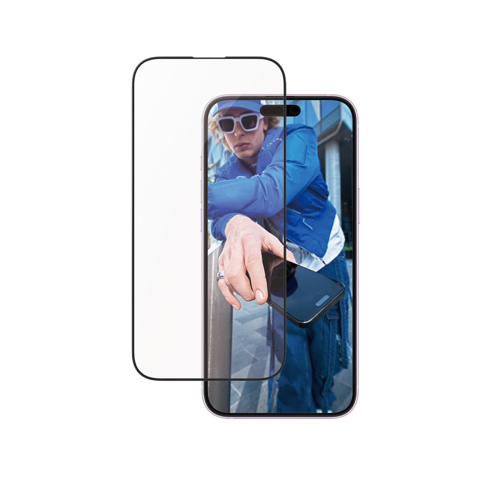 PanzerGlass - Skærmbeskyttelse - iPhone 16 Pro - Aluminium Frame - Ultra Wide Fit