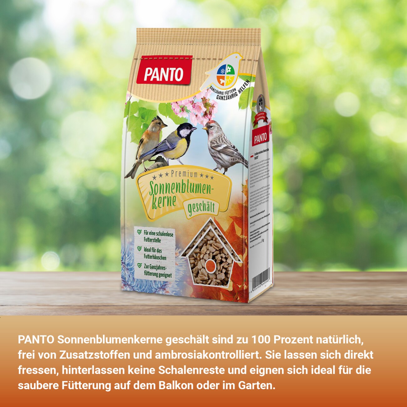 Panto SONNENBLUMENKERNE GESCHÄLT 1kg