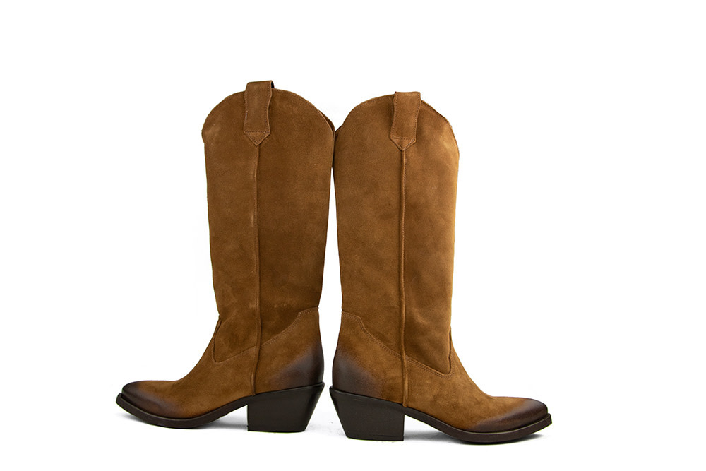 Lazamani Western Boot High Cognac
