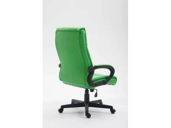 Chaise de bureau - Similicuir & Noir - Vert - XL Sparta