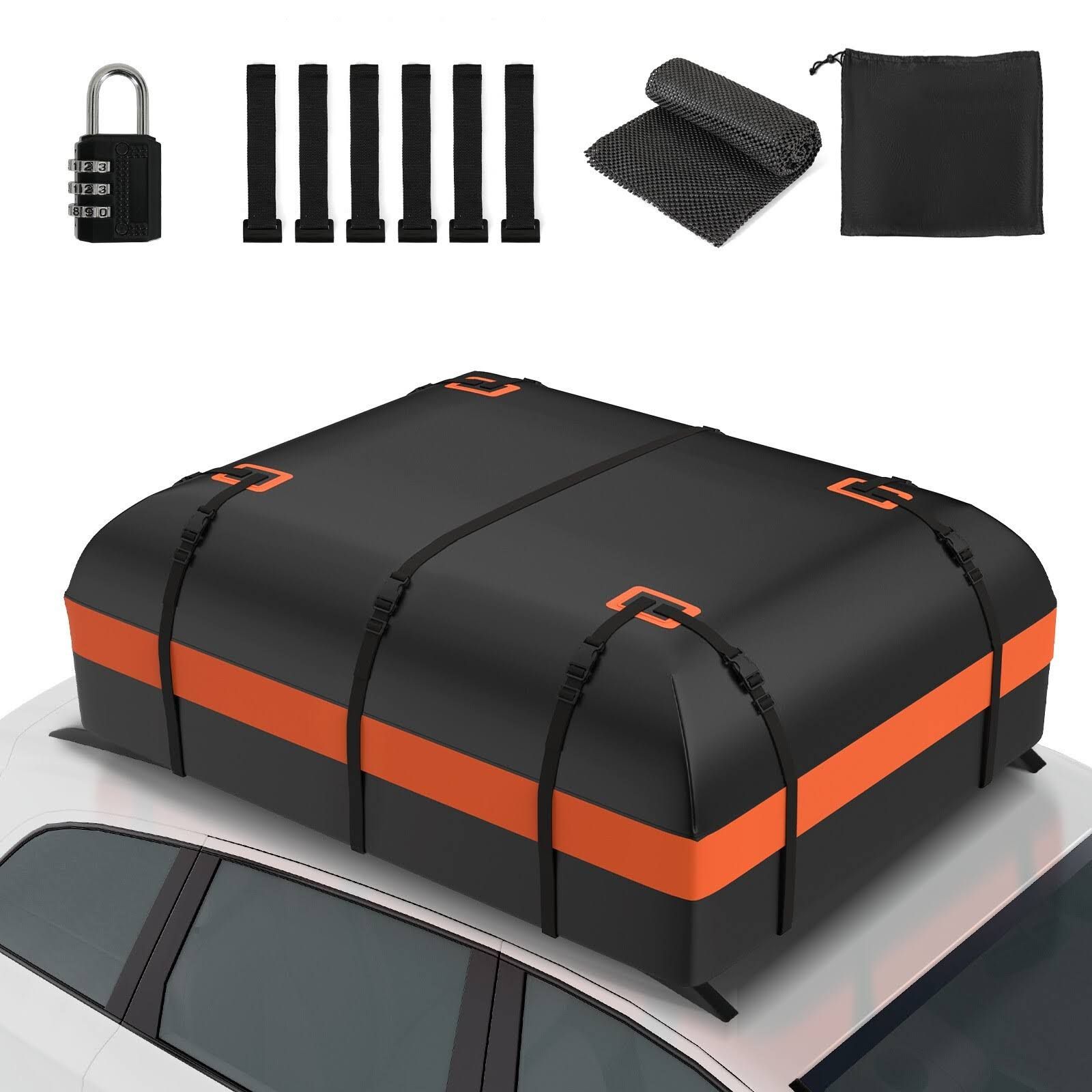 600L Auto Dachbox Faltbar Dachtasche Dachkoffer Wasserdicht Gepäckbox Tragbar DE